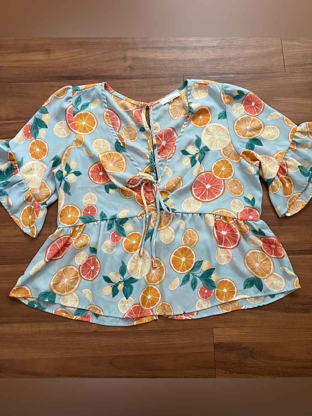June & Hudson Women’s Citrus Blouse - Size XL